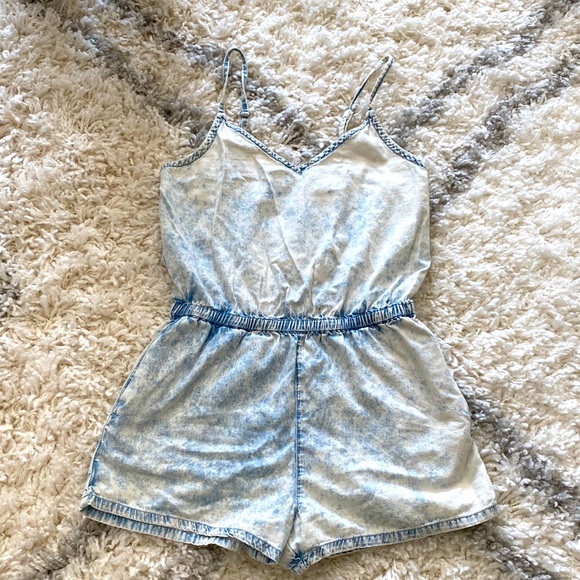Acid Washed Forever 21 Romper - Picture 1 of 1